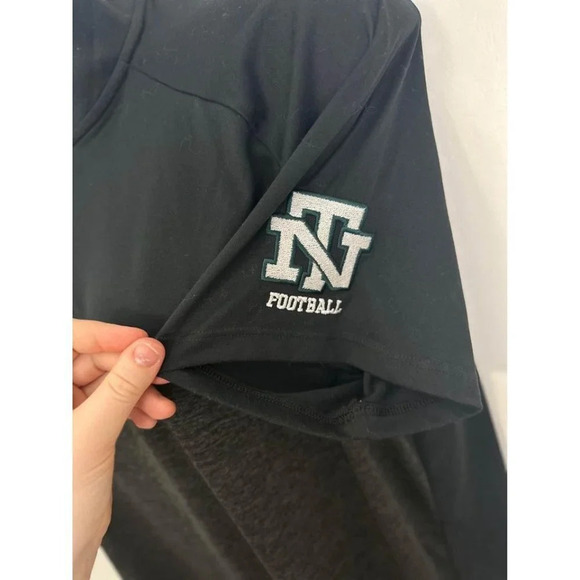 Under Armour black and gray locker short sleeve loose zipper top XL #0708 - Picture 5 of 6